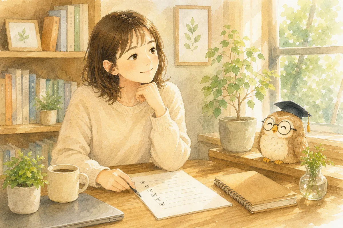 お断りの連絡を送り終えて、ほっと肩の力が抜けた相談者