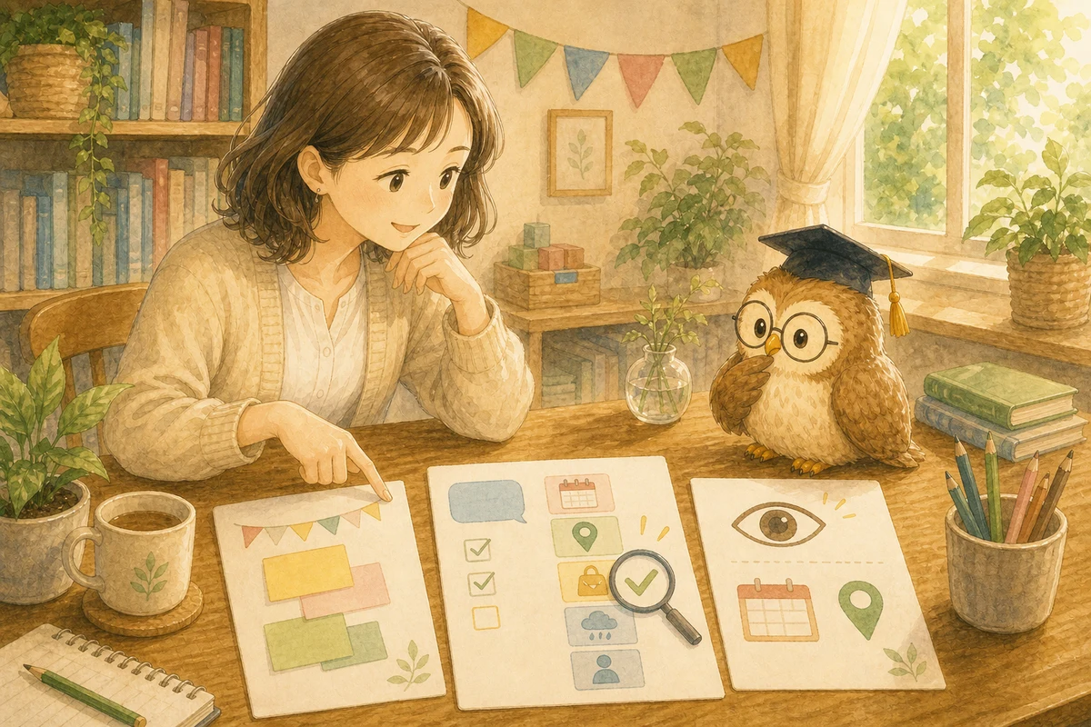 要点は箇条書き・抜けチェックもAIに頼める・日時と場所は自分の目で、という今日のポイント