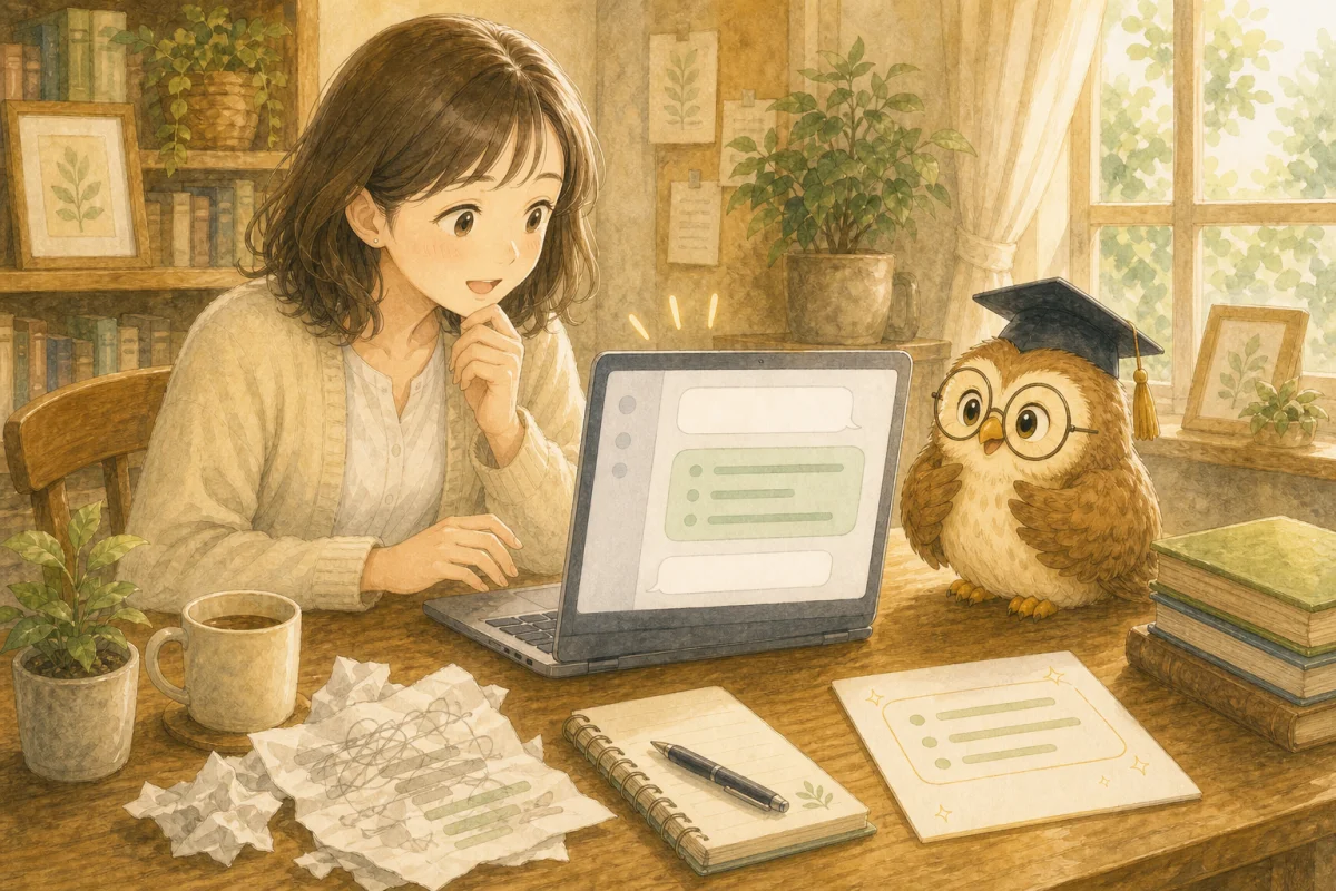 見違えるような答えが返ってきて驚く相談者